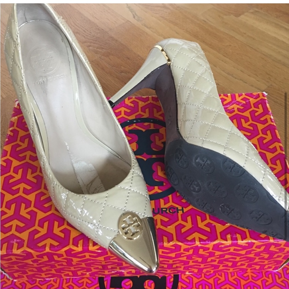 Tory Burch pumps worn 3x, like new!